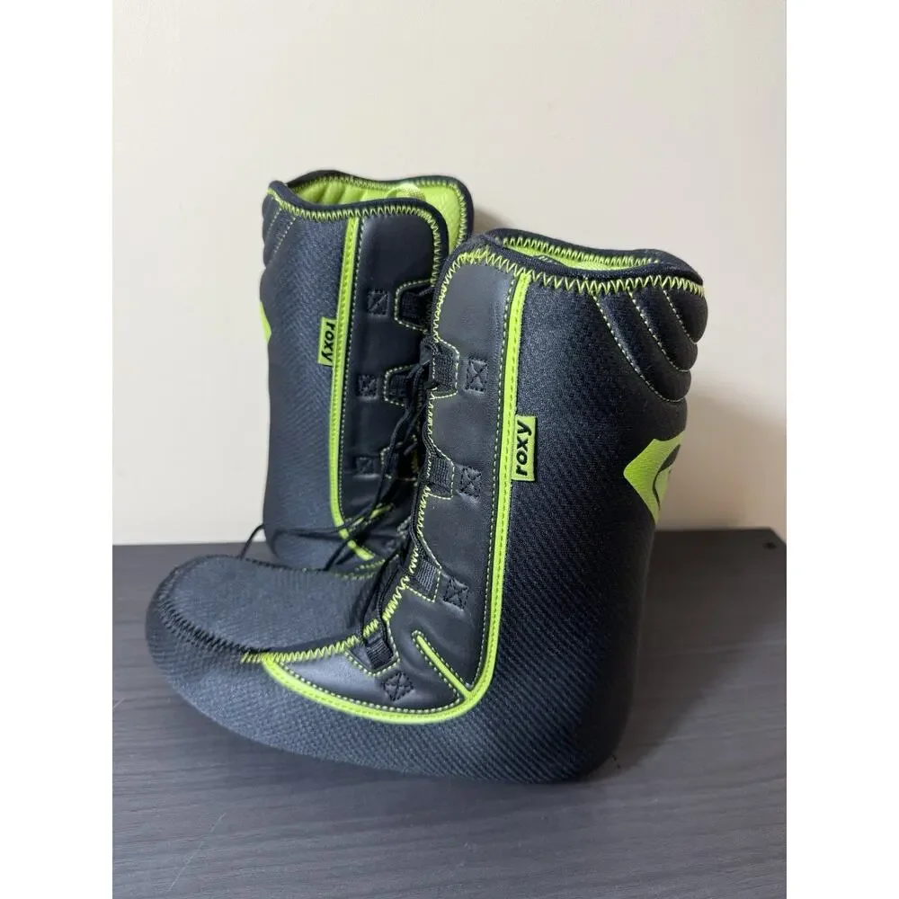 Roxy Mist Womens Snowboard Boots Size 8.5 Traditional Lace EUR 40 Gum Bottom